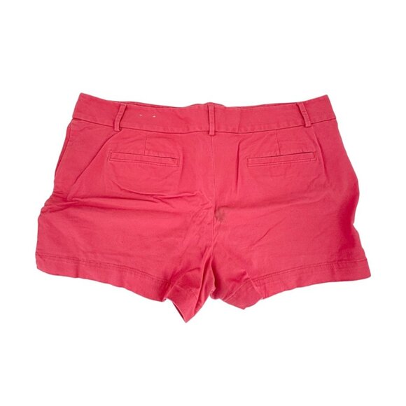 Loft Womens Shorts 18 Riviera Chino Solid Pink Preppy Casual Summer - Picture 2 of 13